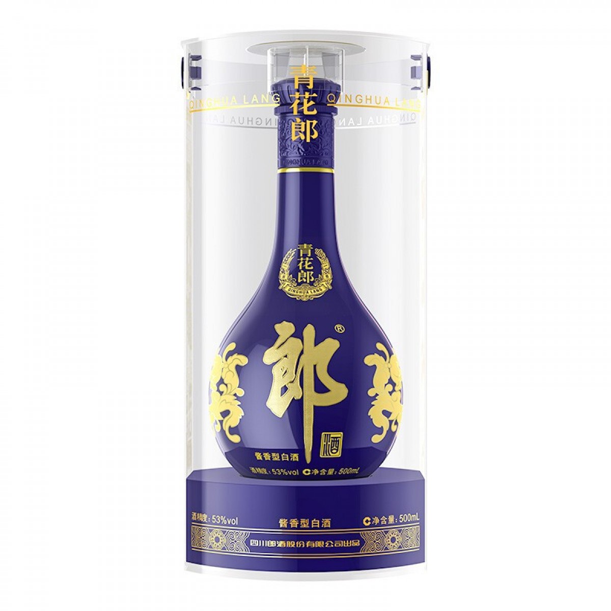 郎酒 45度顺品郎金盖480ml*4瓶赠50度五粮液尖庄588ml*2瓶 浓酱兼香型 日常口粮酒
